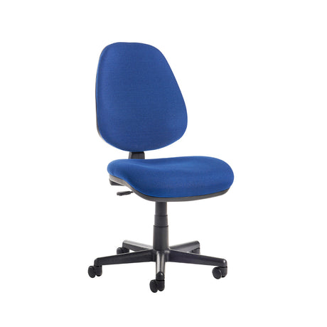 Bilbao Budget Operator Chair - Charcoal or Blue Option - No Arms, Fixed Arms or Height Adjustable Arm Option