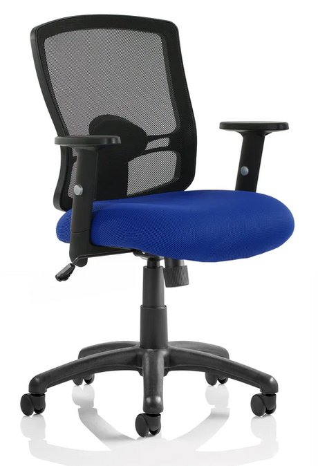 Portland Mesh Back and Fabric Seat Task Operator Office Chair - Multiple Colour Options