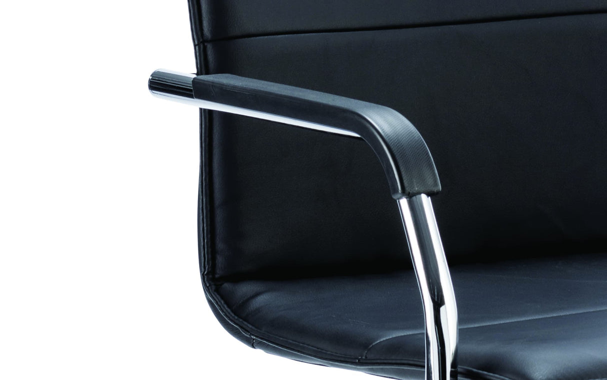 Echo Bonded Leather Visitor Chair - Available in Black, White or Red