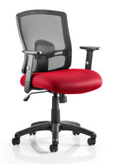 Portland Mesh Back and Fabric Seat Task Operator Office Chair - Multiple Colour Options