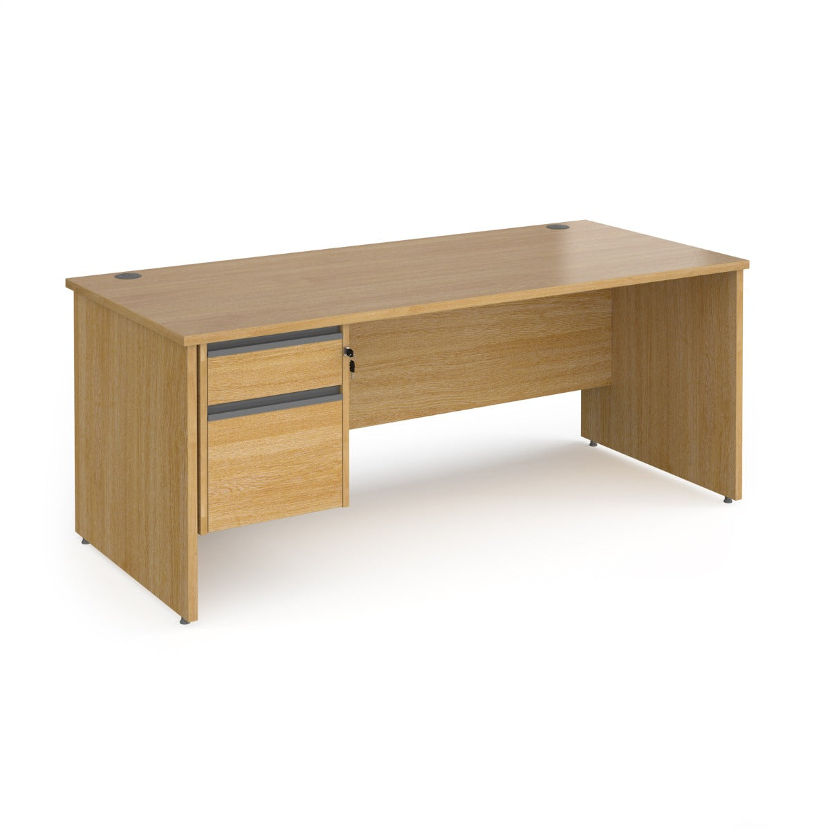 Double desk with storage discount