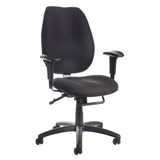 Cornwall High Back Fabric Operator/Office Chair - Black or Blue Option