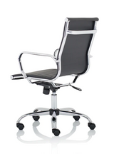 Nola Medium Back Modern Office Chair - Black or White Option