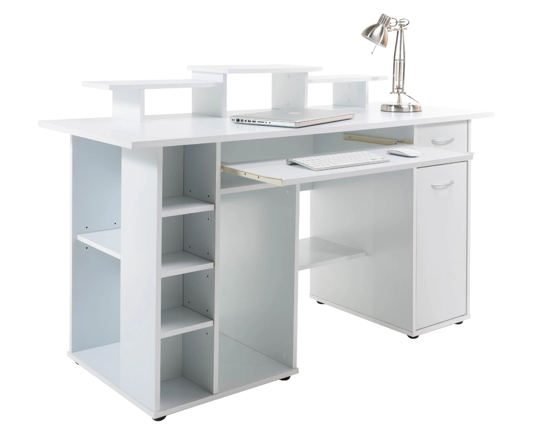 San Diego Home Office Desk -Beech, Walnut or White Option