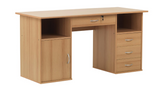 Dallas Home Office Desk - Beech or Oak Option