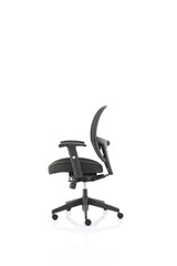 The Denver Black Mesh Back and Fabric Seat Office Chair - Optional Headrest