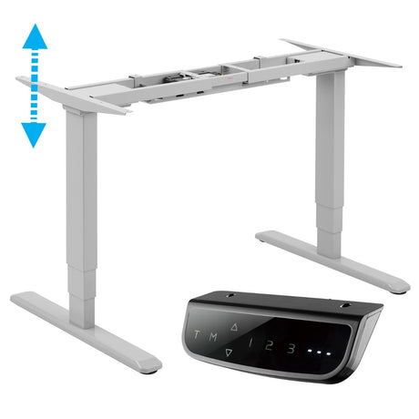 Order Office Furniture Dual Motor Electric Desk Frame Only - Black, Silver or White Option - OOF12