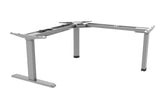 Order Office Furniture Triple Motor Electric L or Y Shape Desk Frame Only - Black, Silver or White Option - OOF13