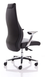 Mien High Back Bonded Black Leather Office Chair