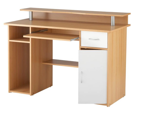 Albany Home Office Desk - Walnut or Beech Option