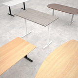 Elev8 Touch Electric Radial End Boardroom Meeting Table