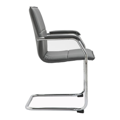 Essen Faux Leather Conference Chair - Black or Grey Option