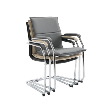 Essen Faux Leather Conference Chair - Black or Grey Option
