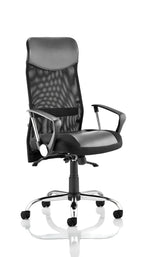 Vegas High Back Mesh and Leather Operator Office Chair