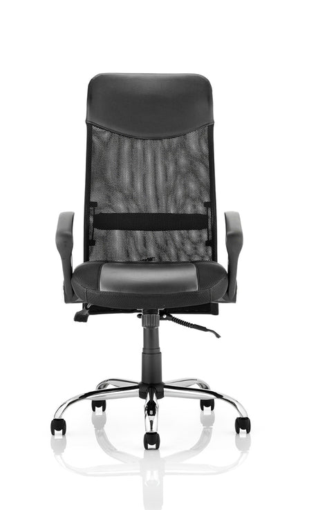 Vegas High Back Mesh and Leather Operator Office Chair