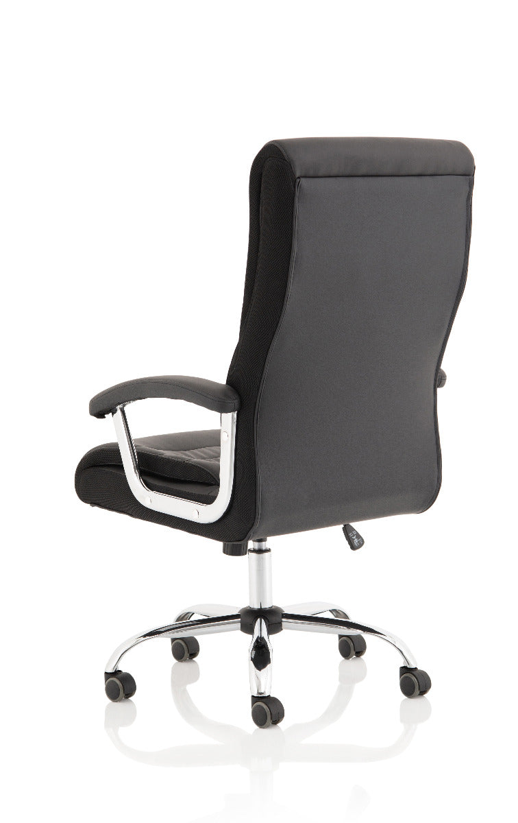 Dallas Black Faux Leather Office Chair