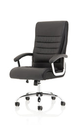 Dallas Black Faux Leather Office Chair