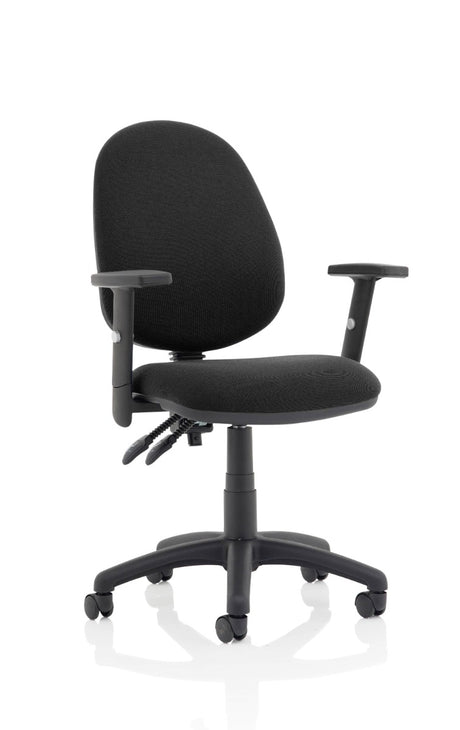 Eclipse 2 Plus Fabric Operator Office Chair - Optional Colour and Armrests