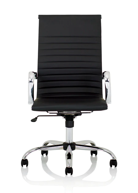 Nola High Back Modern Office Chair - Black or White Option
