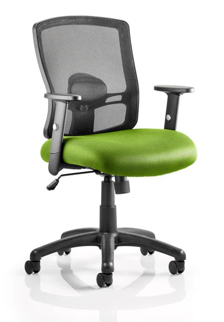 Portland Mesh Back and Fabric Seat Task Operator Office Chair - Multiple Colour Options