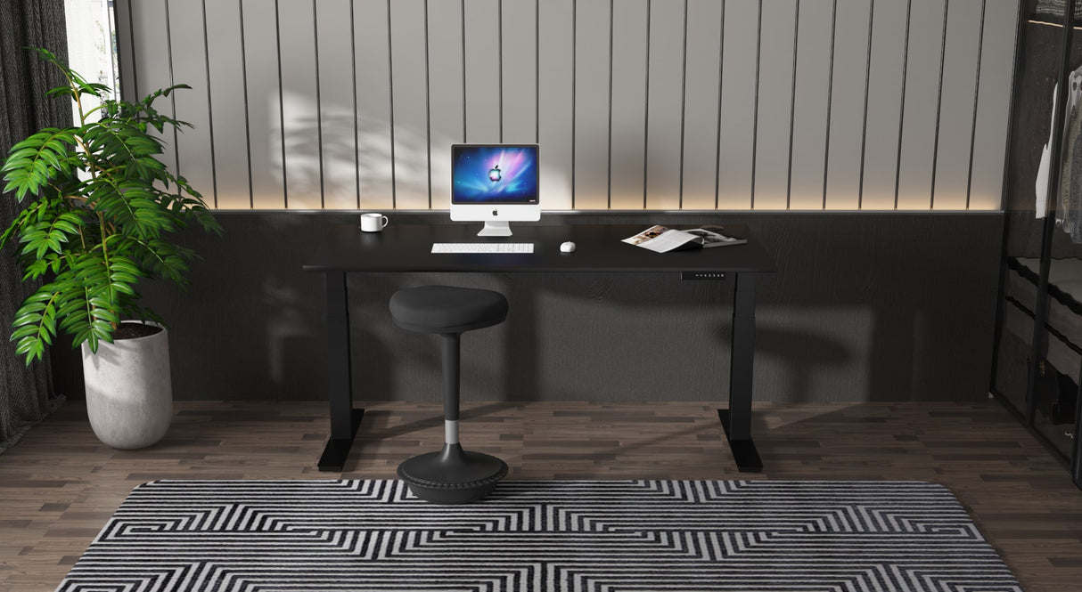 Air Black Series Electric Office Desk - 600mm or 800mm Deep