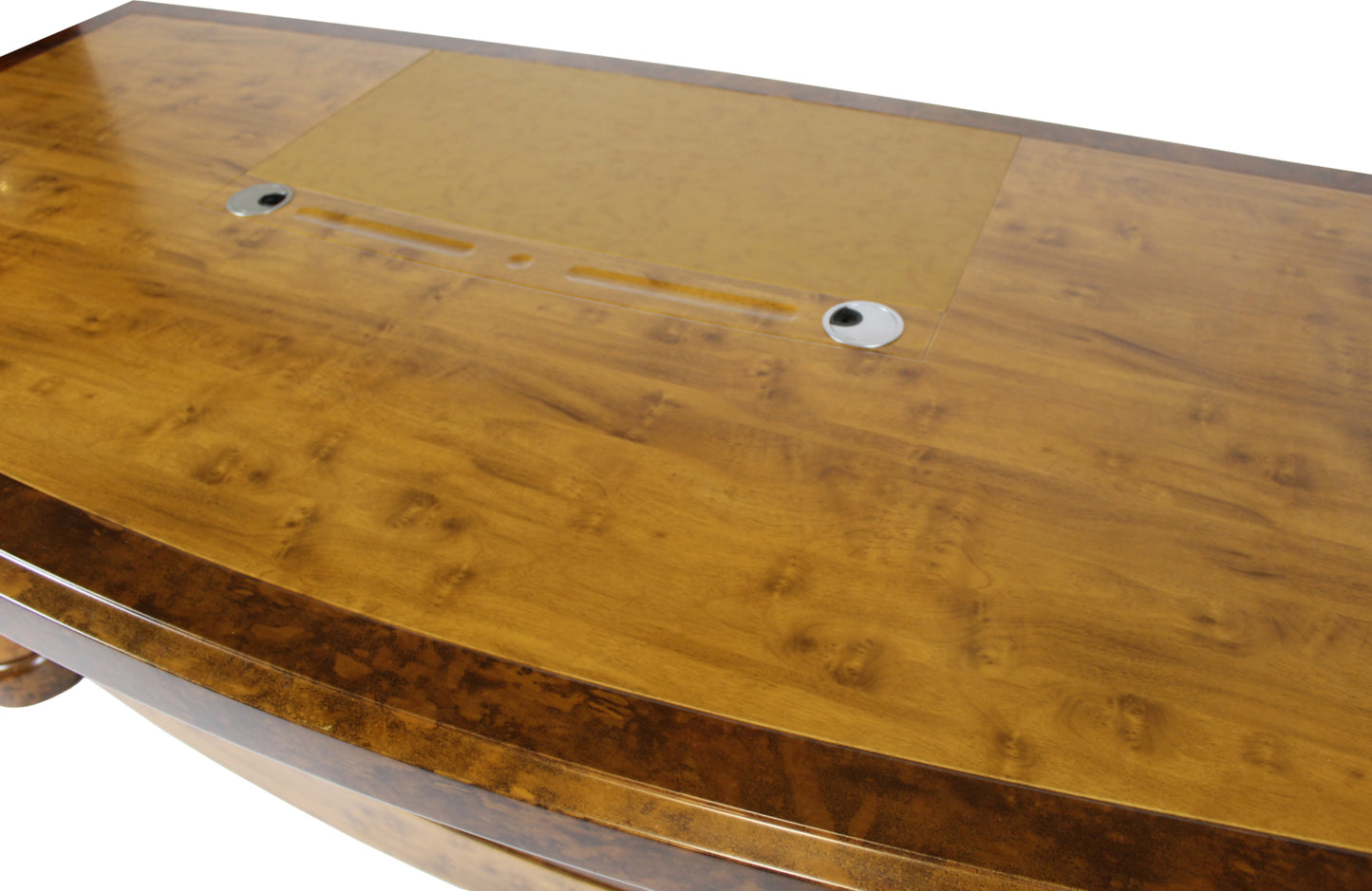 High Quality Executive Desk In Two Tone Yew Finish with Pedestal and Return - 1800mm or 2000mm - 1862