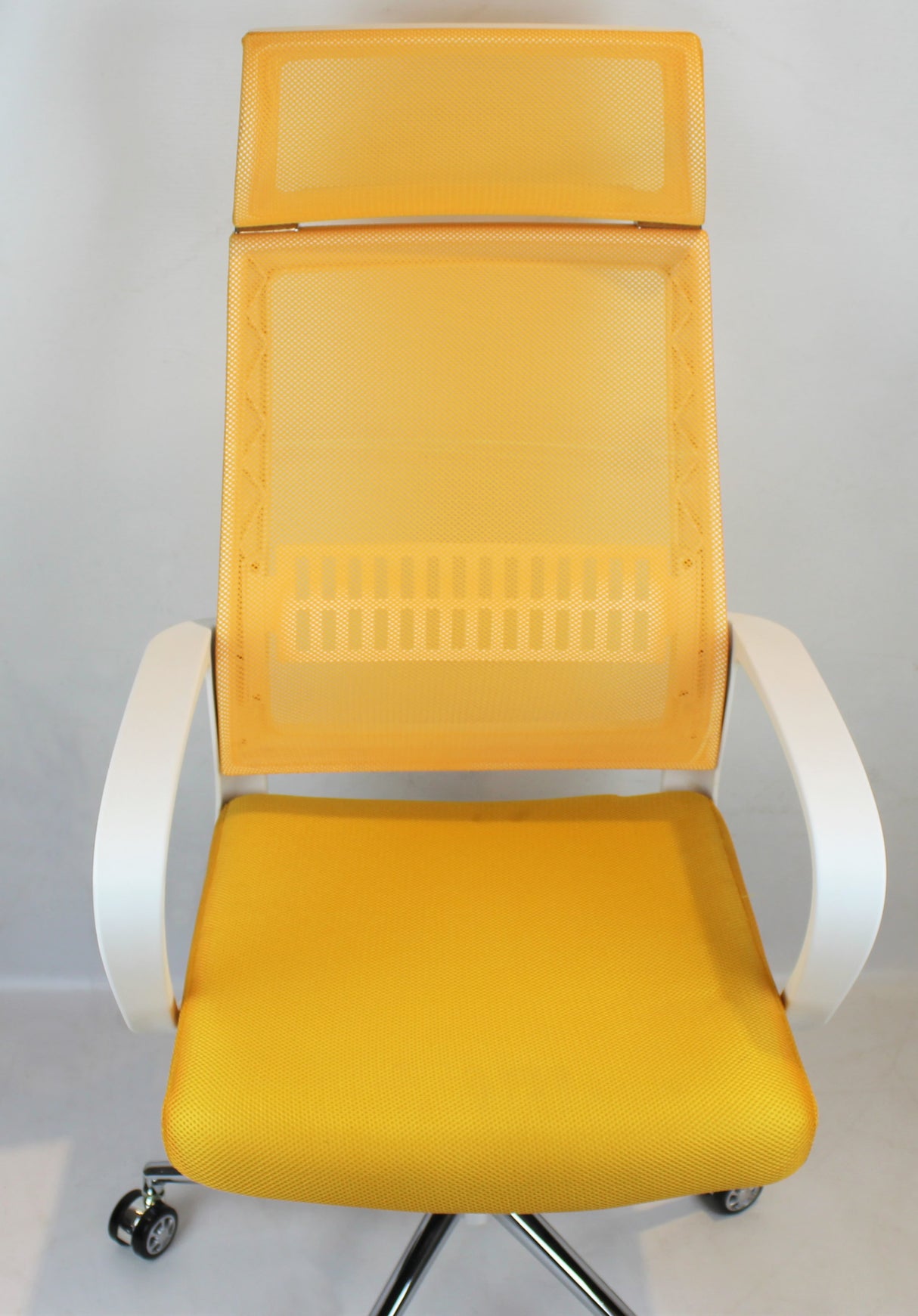 Modern Office Chair with Yellow Mesh - DH-086