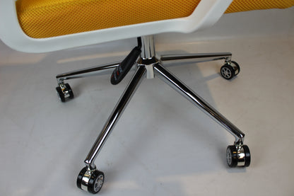 Modern Office Chair with Yellow Mesh - DH-086