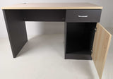 Small Light Beech Office Desk with Built-in Storage - HS005-2