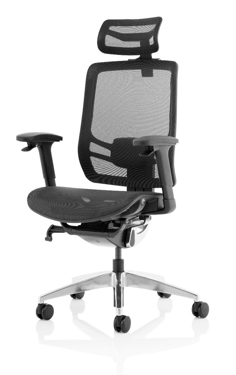 Ergo Click Black Mesh Seat and Back Operator Office Chair