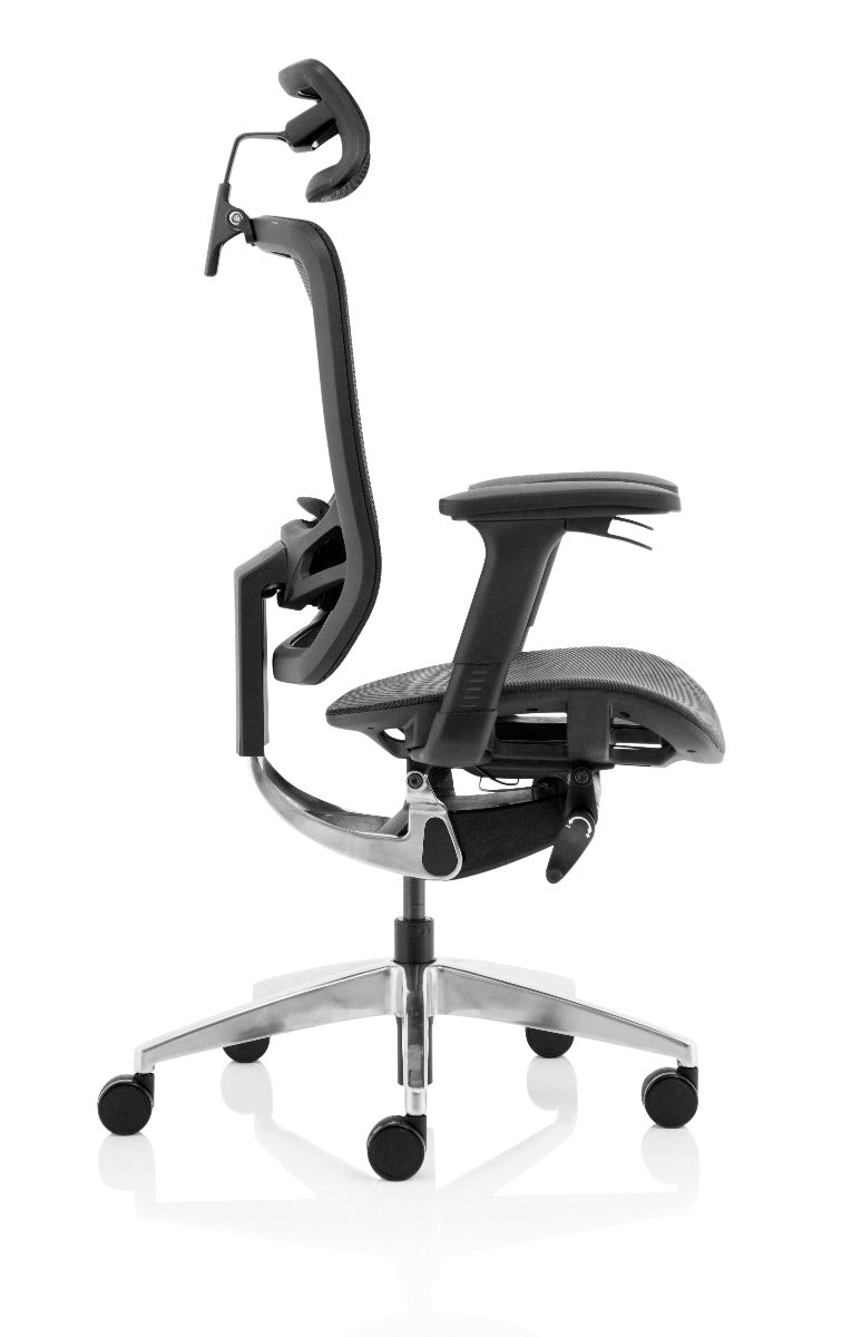 Ergo Click Black Mesh Seat and Back Operator Office Chair