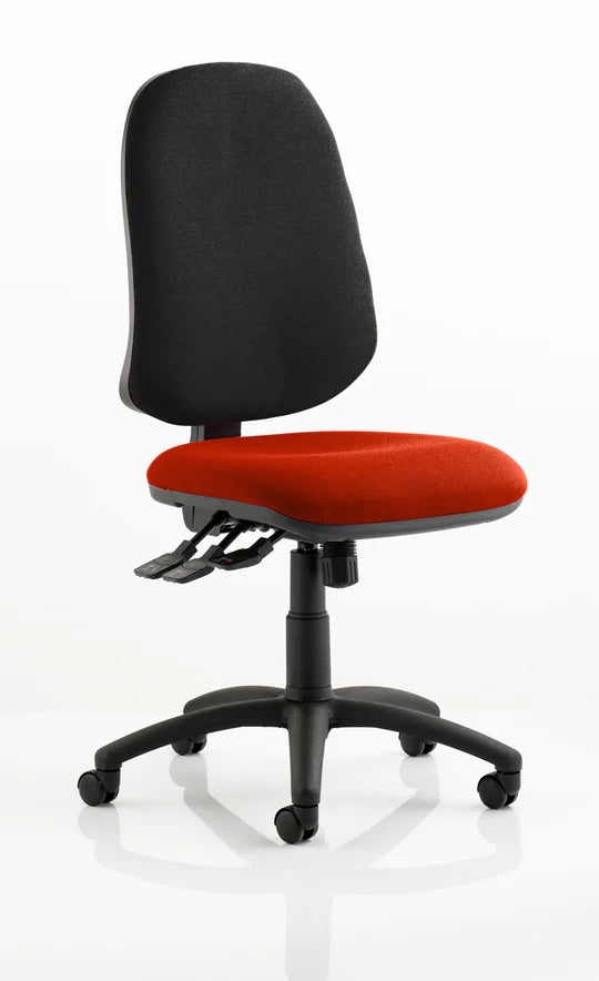 Eclipse XL Plus Fabric Operator Office Chair - Optional Colour and Armrests