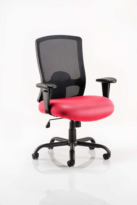 Portland Mesh Back and Fabric Seat Heavy Duty Office Chair - Up to 32 Stone