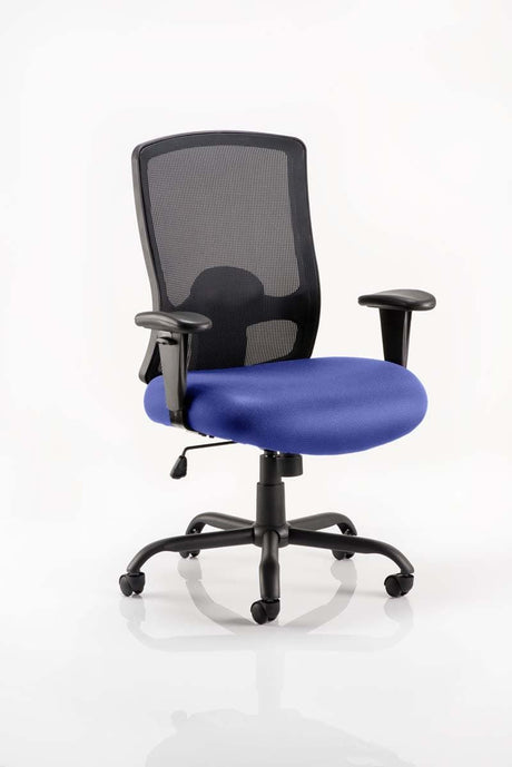 Portland Mesh Back and Fabric Seat Heavy Duty Office Chair - Up to 32 Stone