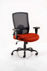 Portland Mesh Back and Fabric Seat Heavy Duty Office Chair - Up to 32 Stone