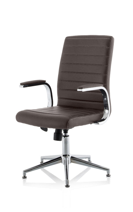 Ezra Leather Office Chair - Colour and Base Options