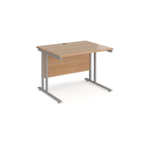 Maestro 800mm Deep Straight Cantilever Leg Office Desk