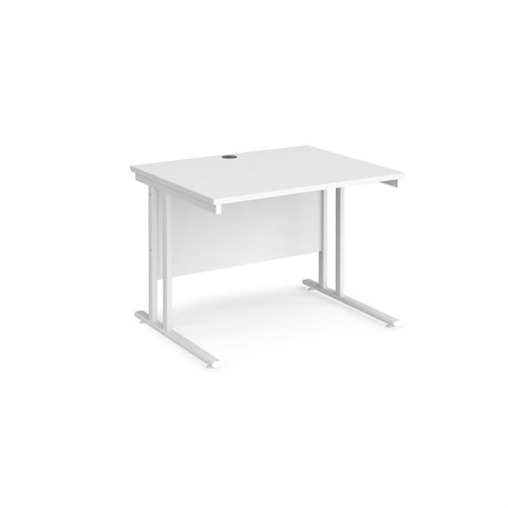 Maestro 800mm Deep Straight Cantilever Leg Office Desk