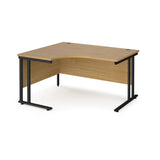 Maestro Cantilever Leg Left Hand Ergonomic Corner Office Desk