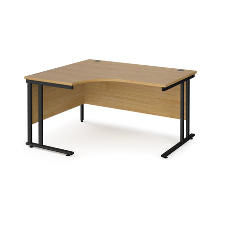 Maestro Cantilever Leg Left Hand Ergonomic Corner Office Desk