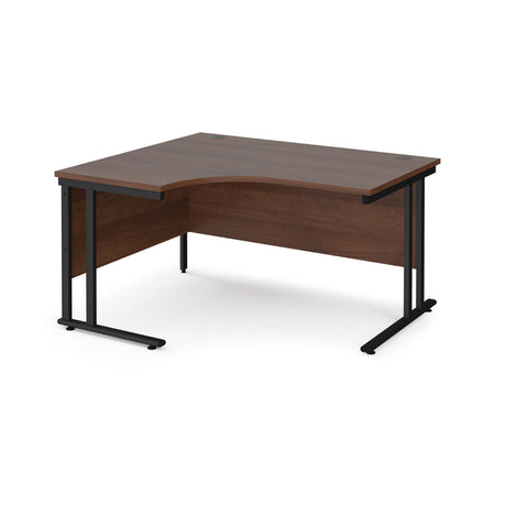 Maestro Cantilever Leg Left Hand Ergonomic Corner Office Desk