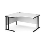 Maestro Cantilever Leg Left Hand Ergonomic Corner Office Desk