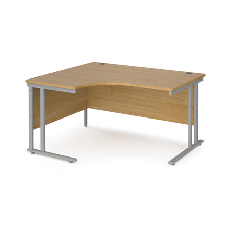 Maestro Cantilever Leg Left Hand Ergonomic Corner Office Desk