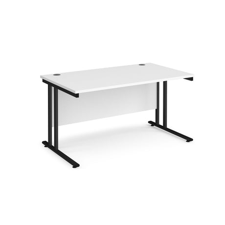 Maestro 800mm Deep Straight Cantilever Leg Office Desk