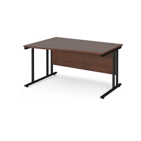 Maestro Cantilever Leg Left Hand Wave Office Desk