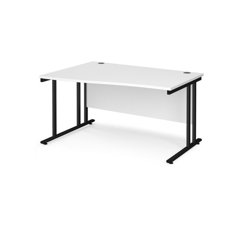 Maestro Cantilever Leg Left Hand Wave Office Desk