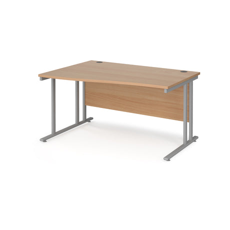 Maestro Cantilever Leg Left Hand Wave Office Desk