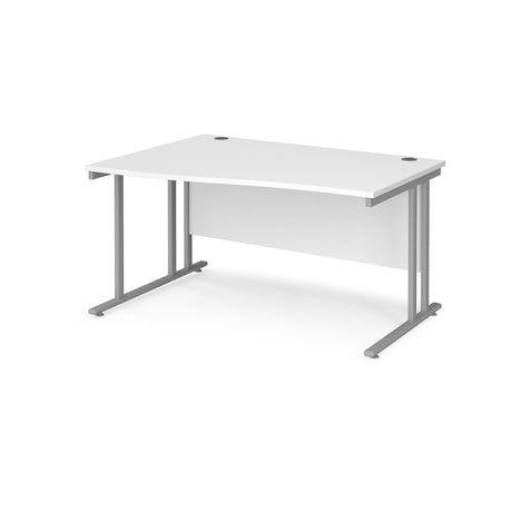 Maestro Cantilever Leg Left Hand Wave Office Desk