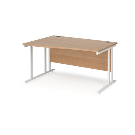 Maestro Cantilever Leg Left Hand Wave Office Desk