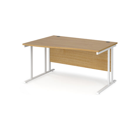 Maestro Cantilever Leg Left Hand Wave Office Desk